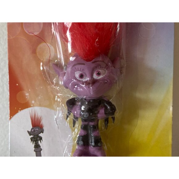 Trolls World Tour QUEEN BARD Pencil Topper Sealed 3inch Hasbro RARE HTF 2020 - Picture 4 of 11